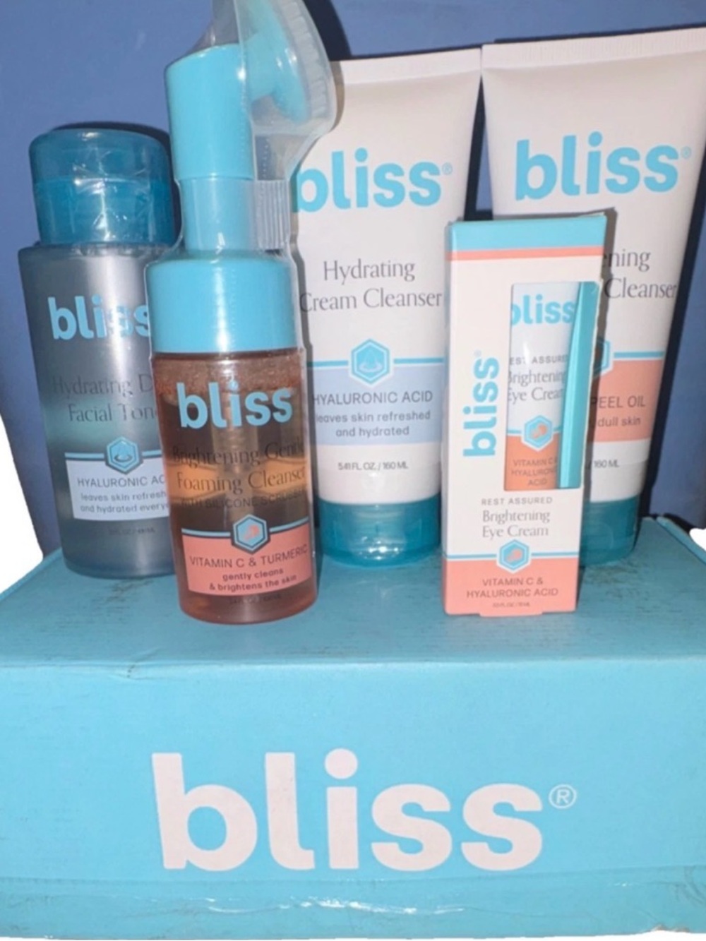Bliss Hydrating Skincare Set - 5 Full Size Products!
